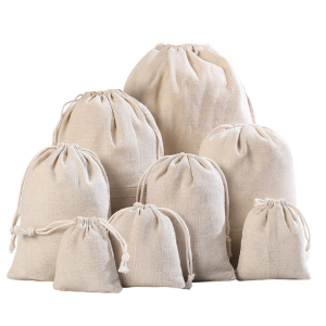 Linen Drawstring Bags | Custom LOGO Linen Drawstring Bags | Custom LOGO