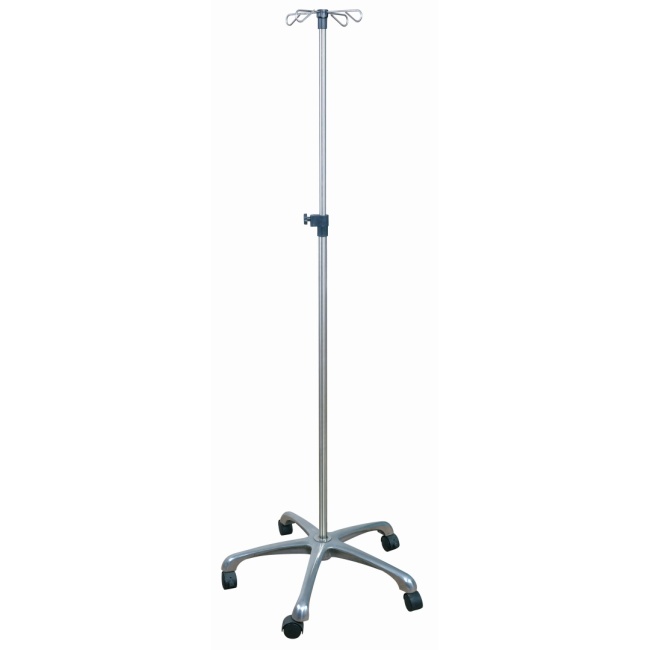 Stainless Steel IV Pole Stand with Big Base