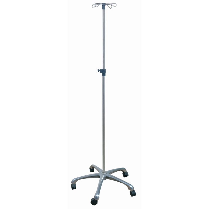 Stainless Steel IV Pole Stand with Big Base