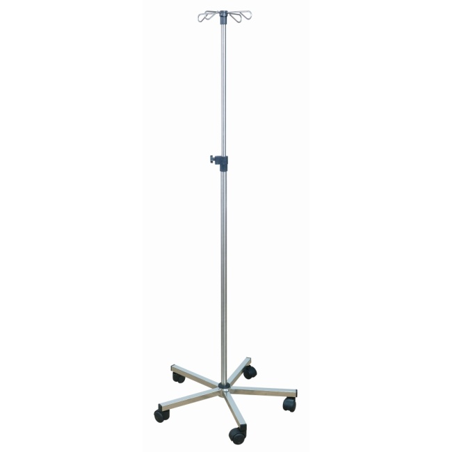 Mobile infusion stand with big base