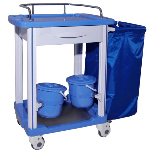 Soiled linen trolley