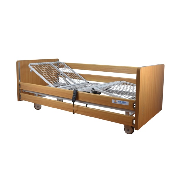 Wooden different types of hospital beds for home care