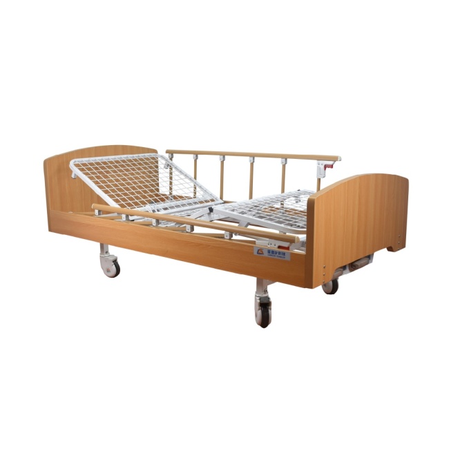 Wooden different types of hospital beds for home care