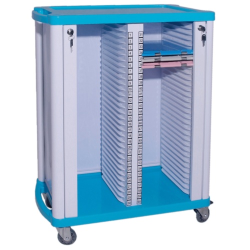 Double Column Patient File Trolley