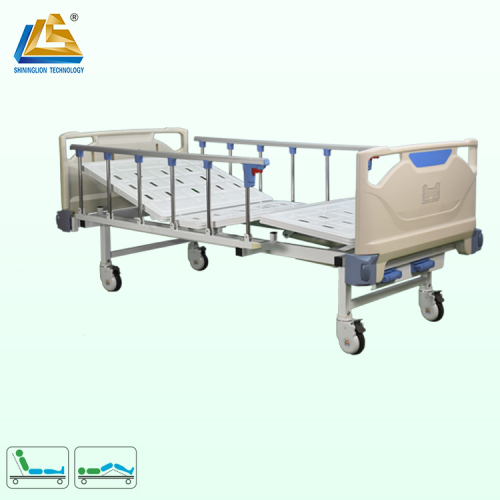Two function manual hospital bed