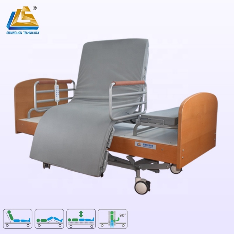 Elderly friendly rotatable homecare bed