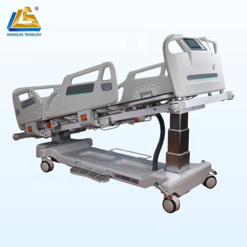 Deluxe hospital bed with weighing system