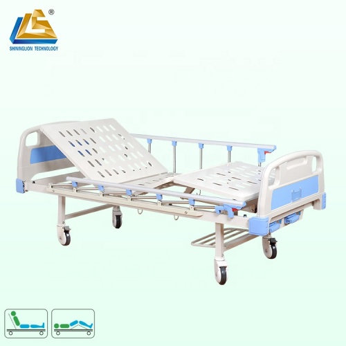 Two function manual hospital bed