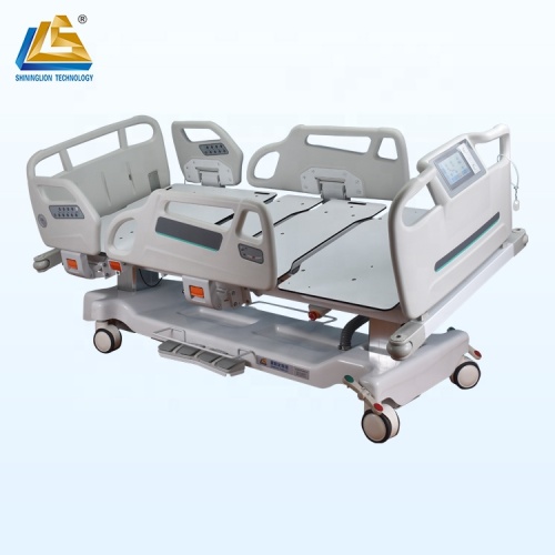 Deluxe hospital bed with weighing system