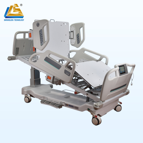 Deluxe hospital bed with weighing system