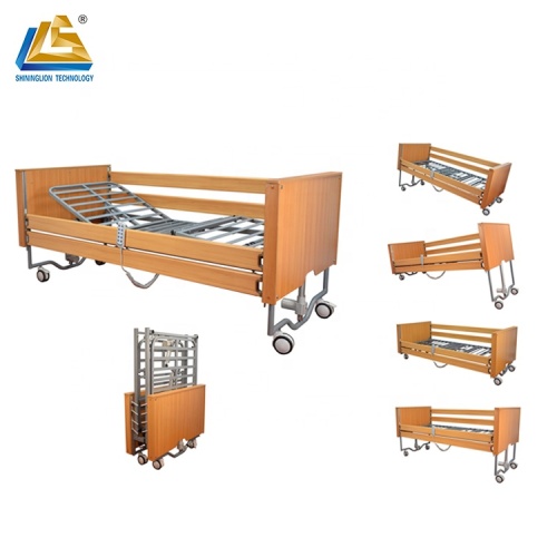 Elderly uses five function electric nursing bed