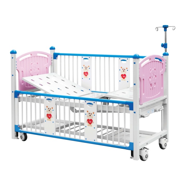 Deluxe two function manually operated children hospital bed