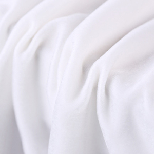 Tecido 100% seda veludo macio respirável para vestido
