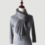 Оптовый сплошной цвет теплый большой кашемировый шарф на осень или зиму