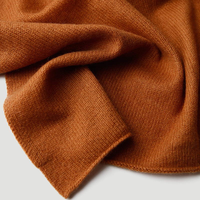 Сплошной цвет простой вязаный кашемировый шарф шаль оптом