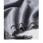 Luxuriöser Damen Schal aus 100% Merinowolle und Kaschmir mit aufgesticktem Logo