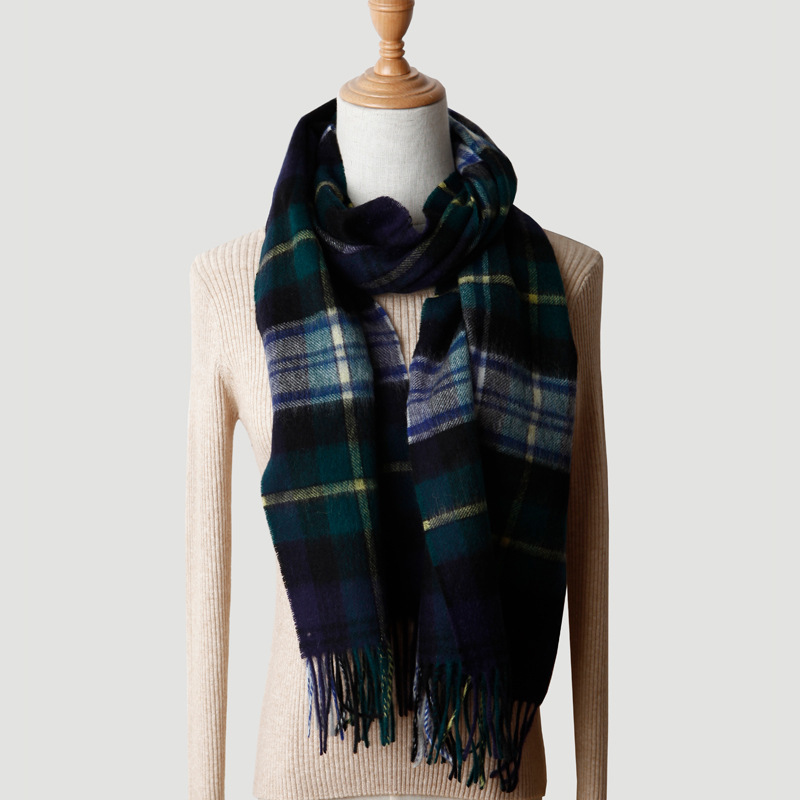 Écharpe écossaise en laine à carreaux pour homme, femme ou couple Shawl Factory