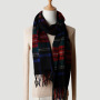 Шерстяной шарф в шотландскую клетку для мужчин и женщин или фабрика шалей для пар