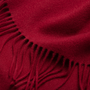 Lenços de lã de cor sólida atacado com logotipo ou etiqueta personalizada