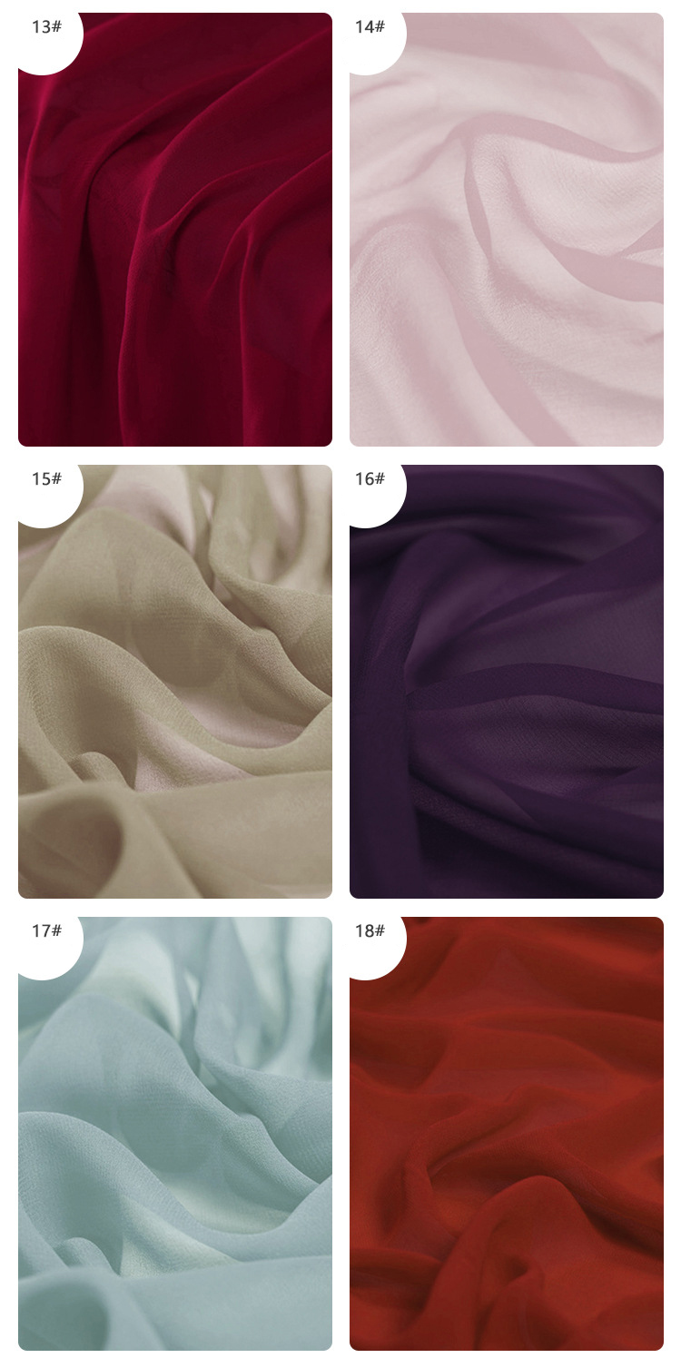 30 Momme Silk Fabric 100% Mulberry Silk Satin Fabric Material 26 Colours  for Dress Making, Lining, Wedding, Prom, Pillowcase, 114cm 44