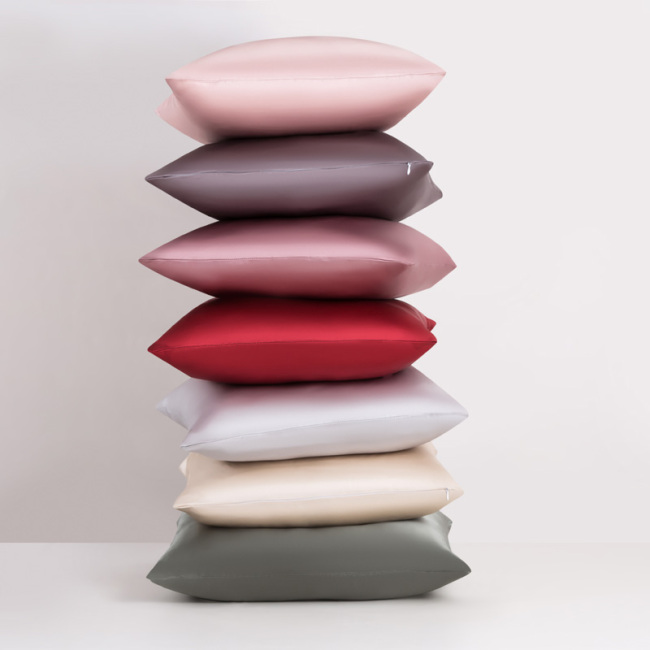 Fundas de cojines de seda de morera 90% de 100 colores personalizados