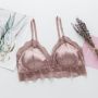 Soutien-gorge en soie pour femmes sexy en dentelle de style français