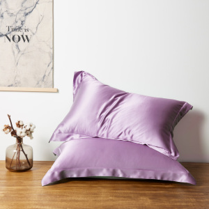 Funda de almohada de seda de morera 100% estilo Oxford de colores personalizados