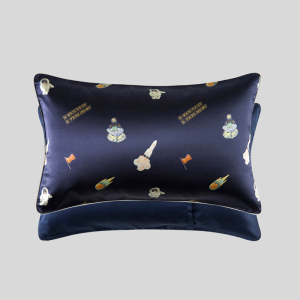 Capas de almofadas de seda 100% amoreira personalizadas com seu próprio design