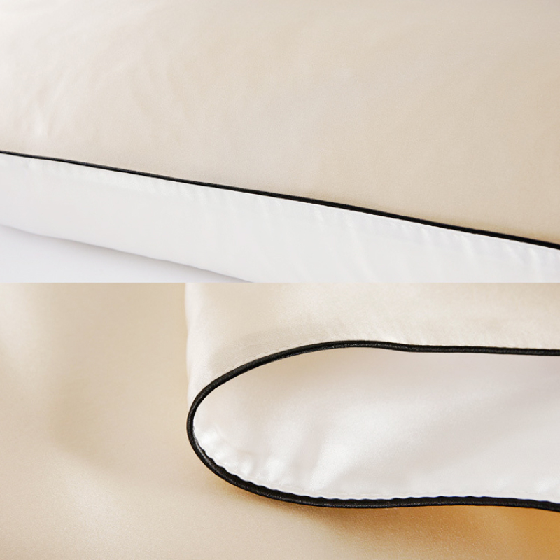 Bedruckte Vorderseite aus Seide und Rückseite aus Polyester-Kissenbezug mit günstigem Preis