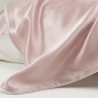 Taie d'oreiller en satin de soie douce et polyester bon marché personnalisable avec logo brodé