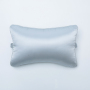 Coussin de voyage de voiture d'oreiller de cou de soie de mûrier de 100% pour la broderie de logo personnalisable d'appui-tête
