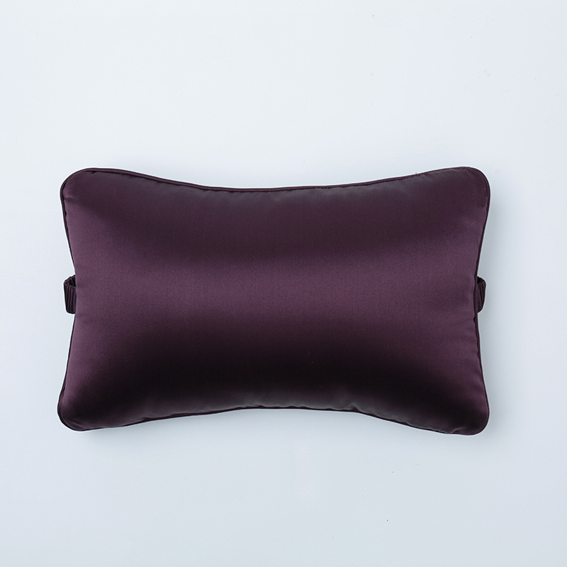 ヘッドレストのカスタマイズ可能なロゴの刺繍のための 100% の桑の絹の首枕車旅行クッション
