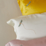 도매 사용자 정의 로고 또는 패턴 수 놓은 22 Momme 실크 침대 베개 케이스