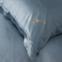 도매 사용자 정의 로고 또는 패턴 수 놓은 22 Momme 실크 침대 베개 케이스