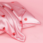 Fundas de almohada de seda de morera de grado 6A con diseños impresos personalizados al por mayor