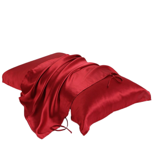 Toalha almofada de seda personalizada barata por atacado 19 ou 22 Momme fácil de amarrar