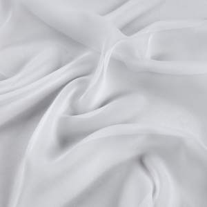 Tissu de soie en mousseline de soie imprimé personnalisé