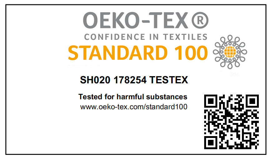 by basics - ALL our products are oeko-tex 100 certified