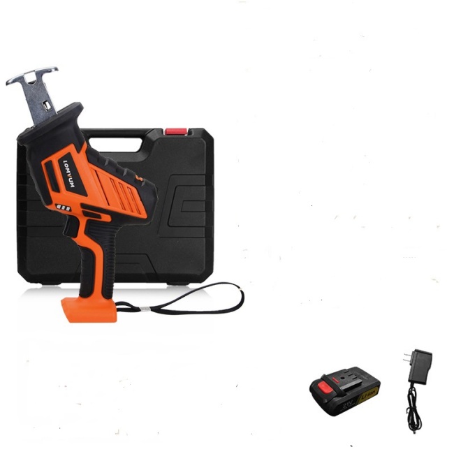 LOMVUM 21v power durable rechargeable reciprocating saw tools with metal and wood  blades