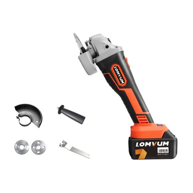 Lomvum Power Tools 4inch Battery Brushless Cordless Angle Grinder