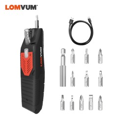 Lomvum 3.6V USB chargeant un mini tournevis électrique sans fil multifonctionnel ensembles de perceuse électrique portables