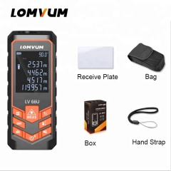 LOMVUM Горячие продажи LV66U Анализ дальномера с автоматическим уровнем Измерение цифровых лазерных дальномеров