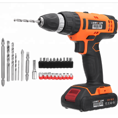 12V Battery Power Tools Self Drill Screw Driver Cordless Impact Drill Machine with Drill Bit