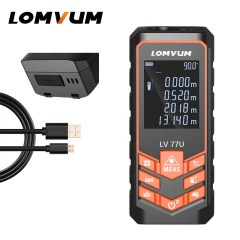 LOMVUM LV77U Voice USB Charge Laser-Entfernungsmesser Digitale Messentfernungsmesser