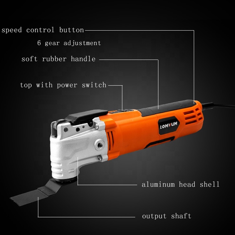 Lomvum oscillating power tool 300w superior electric renovator modern other power tools with different accessory