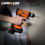 Variable Speed Tools drill with Impact function and Magnetic drush drills