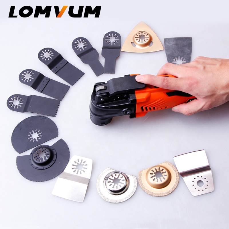 LOMVUM multi function multi tool with oscillating multi tool saw blade set