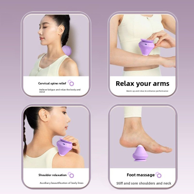 Silicone Hot Compress Massager