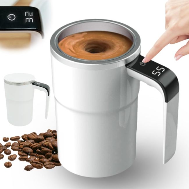 Automatic Stirring Coffee Cup