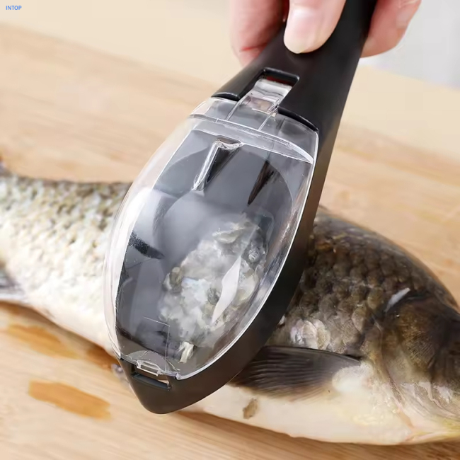Fish Scale Scapper Manual Fish Scale Scraper -kitchen - - - -WENZHOU INTOP ELECTRON CO.,LTD.